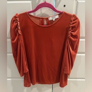 CROSBY by Mollie Burch Copper Lurie Blouse
